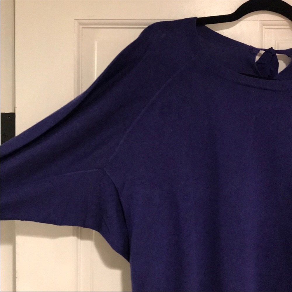 Ann Taylor loft | purple lightweight sweat… - Picture 4 of 6